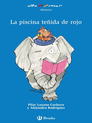 cover image of La piscina teñida de rojo